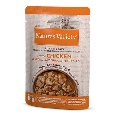 Nature's Variety - Bouchées en Sauce au Poulet pour Chats - 85g