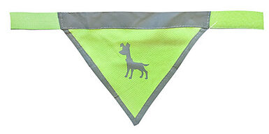 Alcott - Bandana Réfléchissant Visibility Dog Jaune pour Chien - S