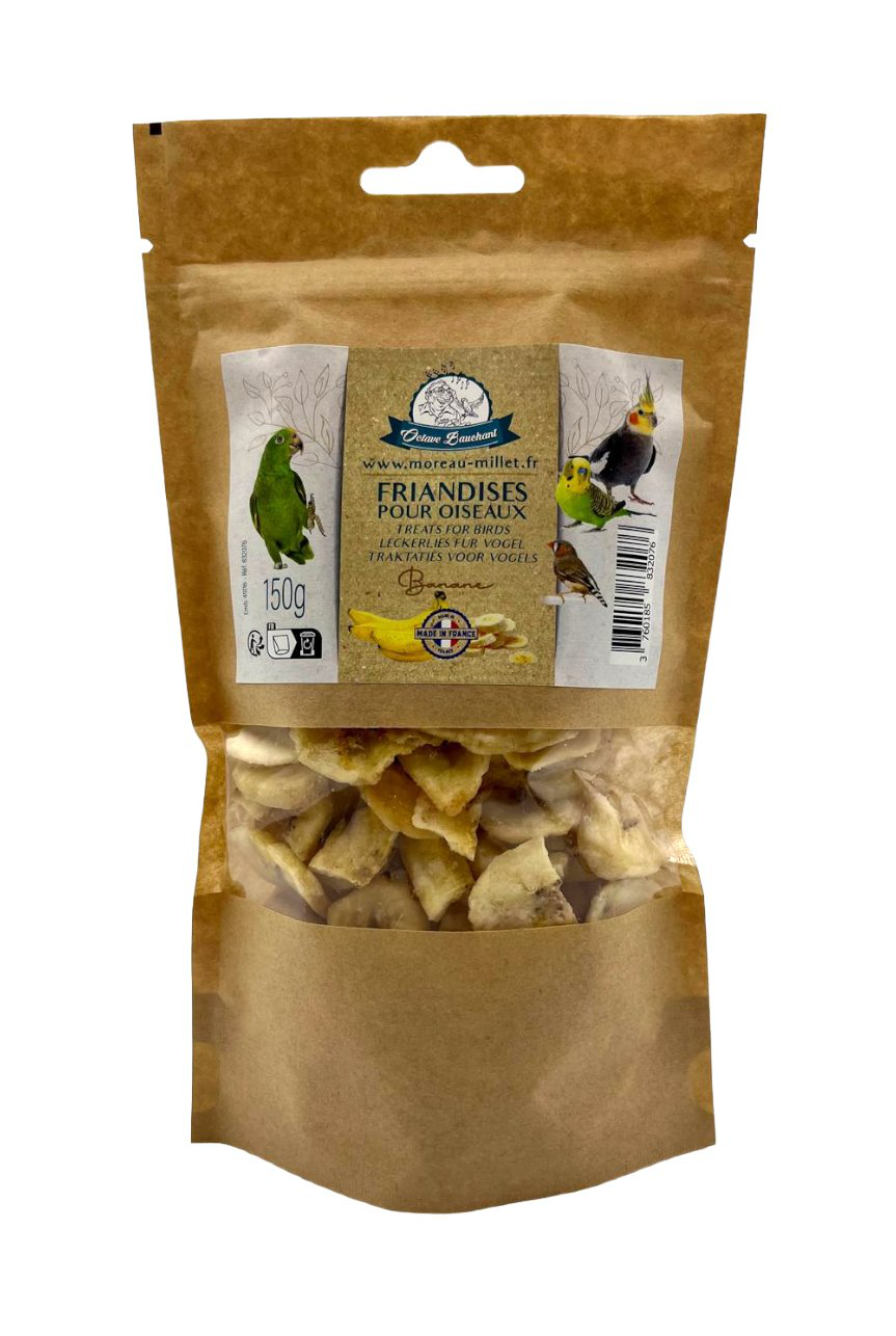 Octave Bauchant - Friandises Banane Oiseaux - 150g Image num&eacute;ro 1