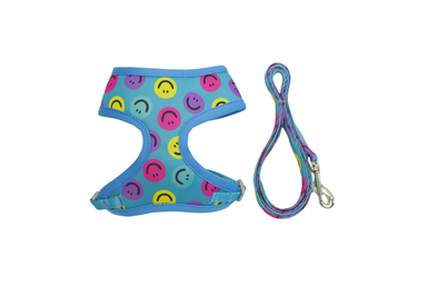 Gotoo - Ensemble Funny de Smileys Bleus pour Chien