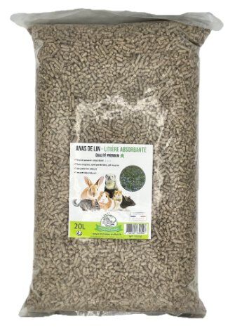 Octave Bauchant - Liti&egrave;re Rongeurs Granul&eacute;s Anas de Lin - 20L Image num&eacute;ro 1