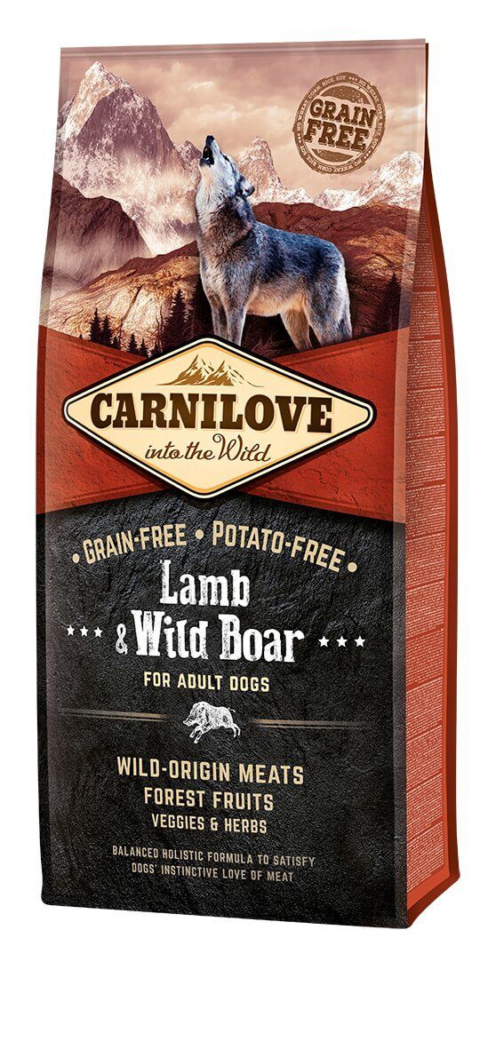 Carnilove - Croquettes Agneau et Sanglier pour Chien - 1,5Kg Image num&eacute;ro 1