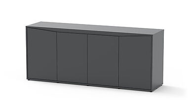 Aquatlantis - Meuble SPLENDID 200 Anthracite pour Aquarium - 200x50x83cm