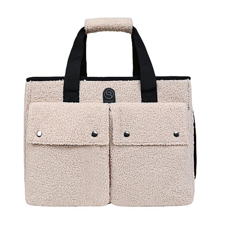 Wouapy - Sac Baroudeur Ecru pour Chiens - 40x21x30cm Image numéro 1 Wouapy - Sac Baroudeur Ecru pour Chiens - 40x21x30cm Image numéro 1