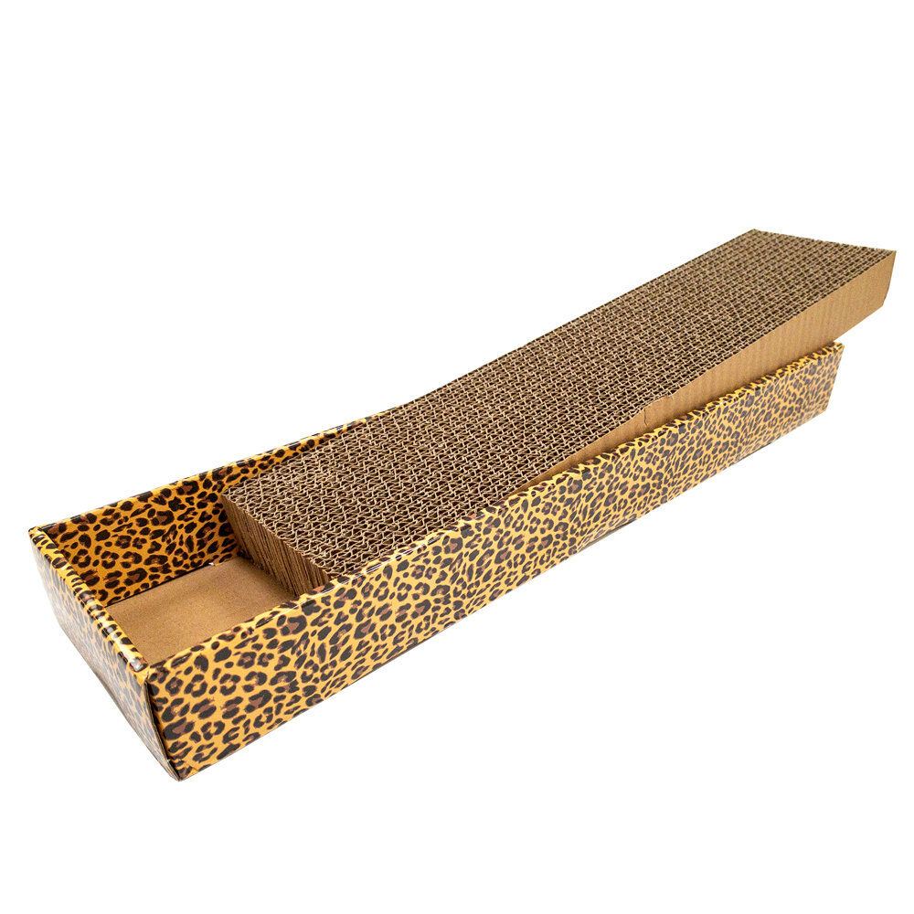 Croci - Griffoir Homedecor Leopard en Carton pour Chats Image num&eacute;ro 1