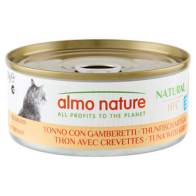 Almo Nature - Pâtée Hfc Natural Thon Et Crevettes -150g