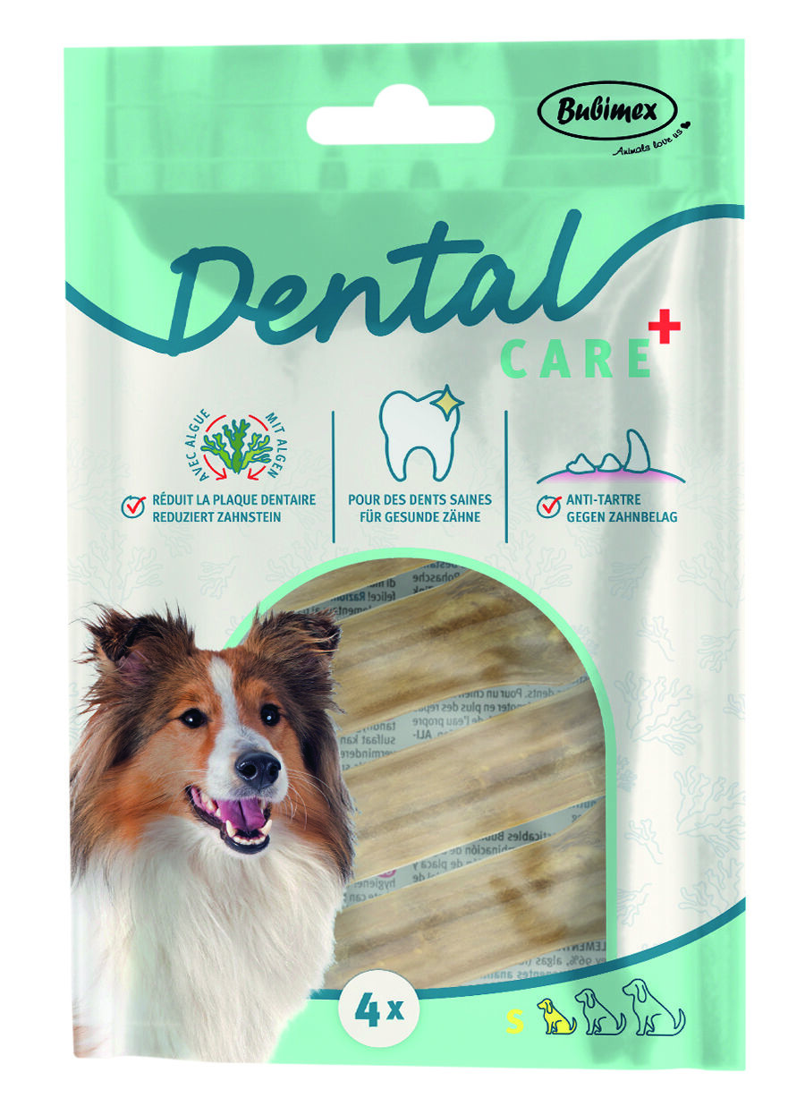 Bubimex - Friandises Dental+ Os &agrave; M&acirc;cher &agrave; l'Algue - x4 Image num&eacute;ro 1