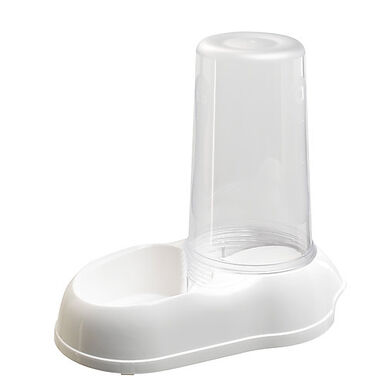 Ferplast - Distributeur Azimut 5500 Eau / Nourriture pour Chiens - Blanc