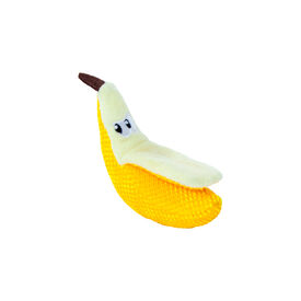 Outward Hound - Jouet &agrave; M&acirc;cher Dental Banana pour Chat - Jaune
