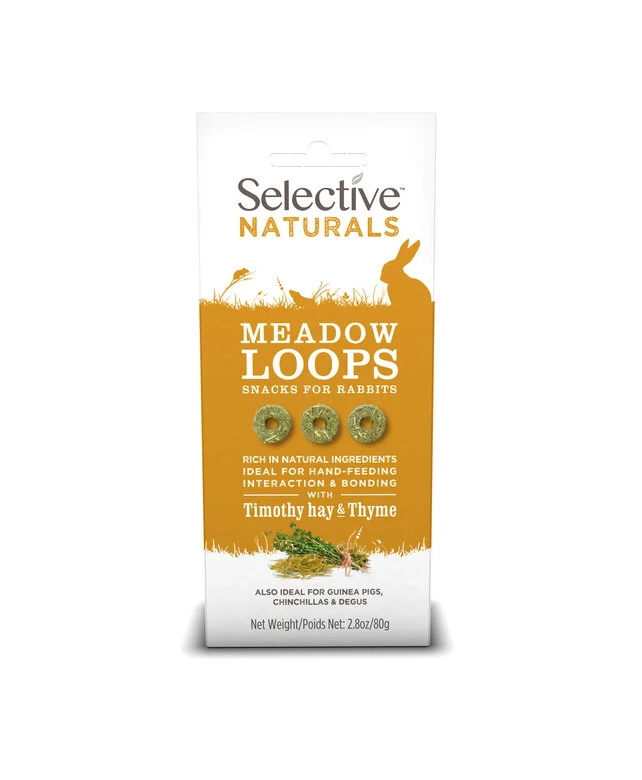 Supreme Science - Selective Naturals Meadow Loops pour Rongeurs - 80g Image numéro 1 Supreme Science - Selective Naturals Meadow Loops pour Rongeurs - 80g Image numéro 1
