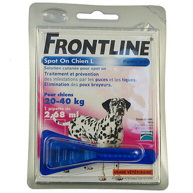 Frontline - Pipette Antiparasitaire pour Chien de 20 à 40Kg - 2,68ml