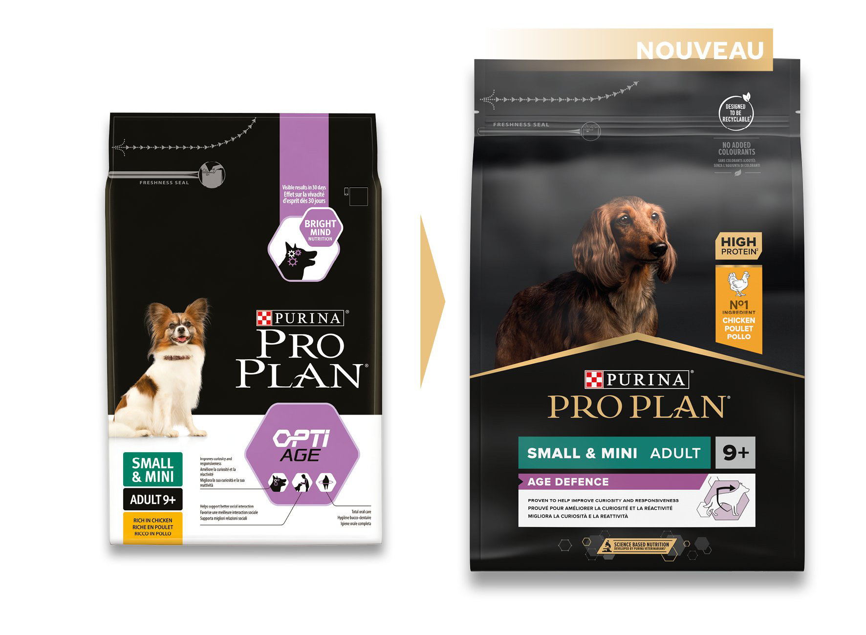Pro Plan - Croquettes OPTIAGE Small & Mini Adult 9+ Poulet pour Chien Senior - 3Kg Image num&eacute;ro 3