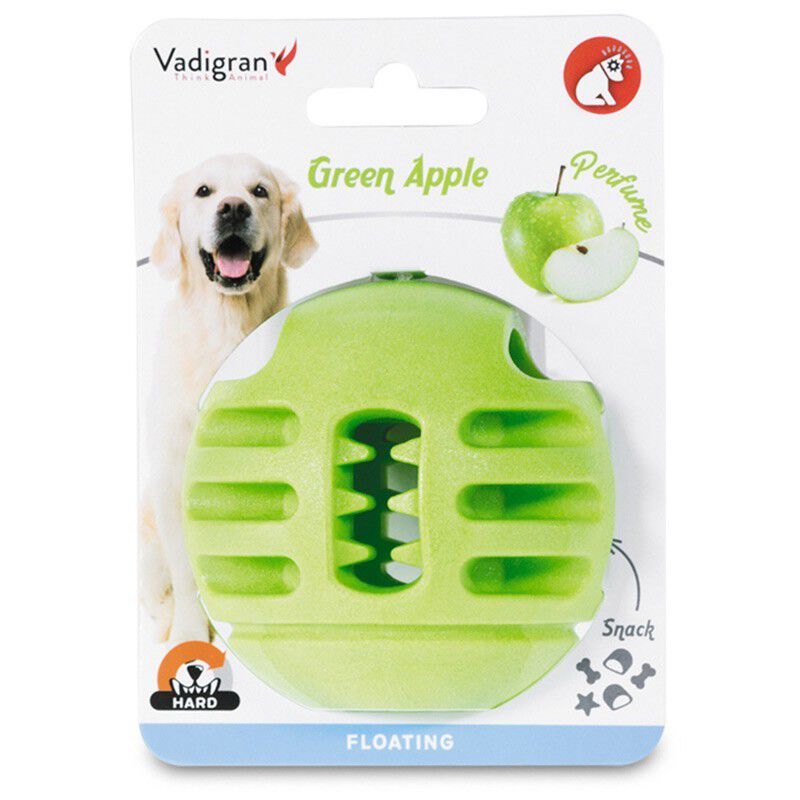 Vadigran - Jouet Balle Pomme Verte pour Chiens - 8cm Image num&eacute;ro 1