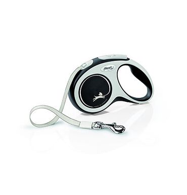 Flexi - Laisse New Confort avec Sangle de 5m pour Chien S - Noir