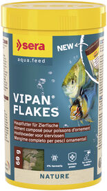 Sera - Aliment Vipan Flakes Nature pour Poissons d'Ornement - 60g/250ml