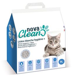Nova Clean - Litière Hygiène Plus Blanche pour Chats
