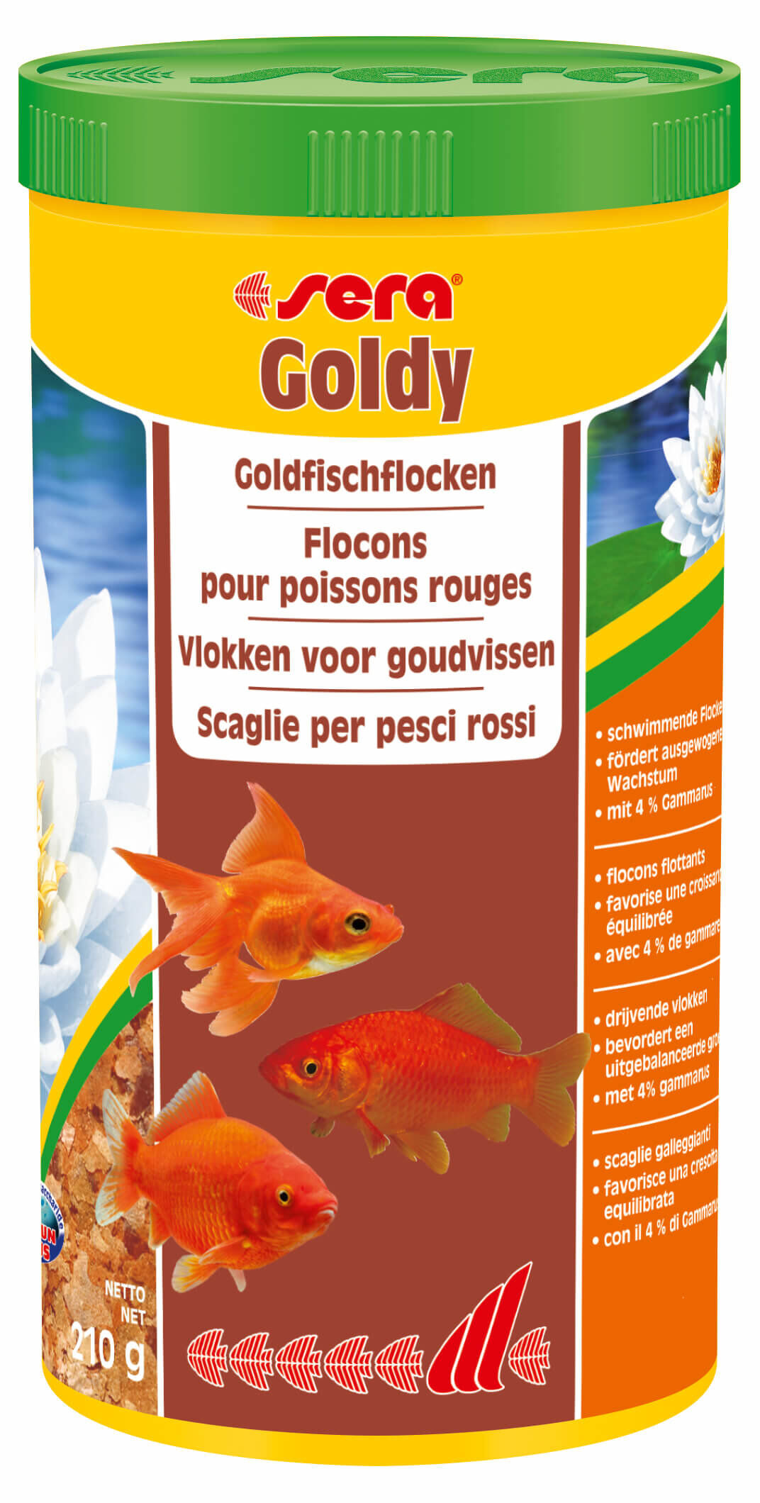 Sera - Aliments en Flocons Goldy pour Poissons Rouges - 1L Image num&eacute;ro 1