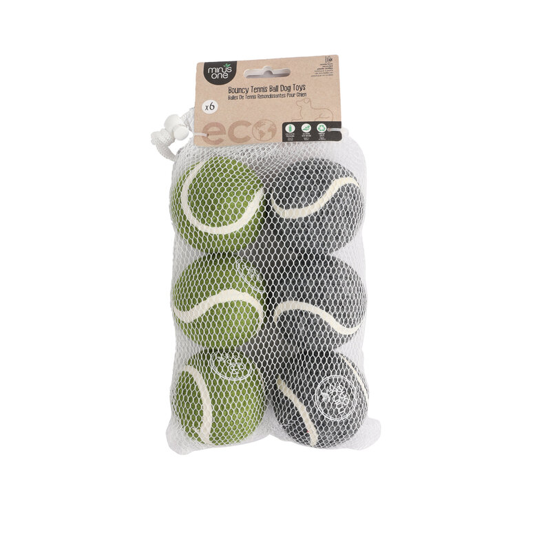 Minus One - Balles tennis Recyclées x6 Image numéro 2 Minus One - Balles tennis Recyclées x6 Image numéro 2