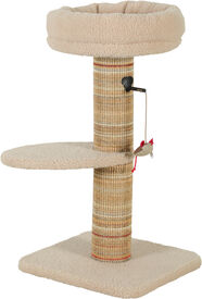 Zolux - Arbre &agrave; Chat Boreal Beige pour Chats - &Oslash;11x70 cm