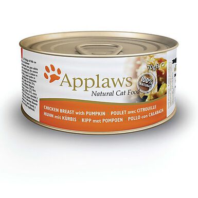 Applaws - Pâtée en Boîte au Poulet et Potiron pour Chat - 70g