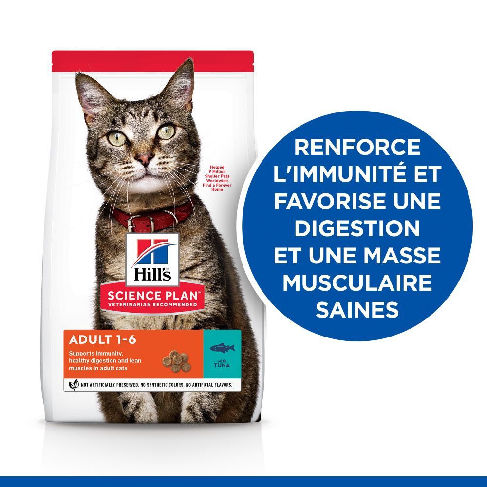 Hill's Science Plan - Adult Croquettes Pour Chat Au Thon  -  1,5Kg Image num&eacute;ro 2