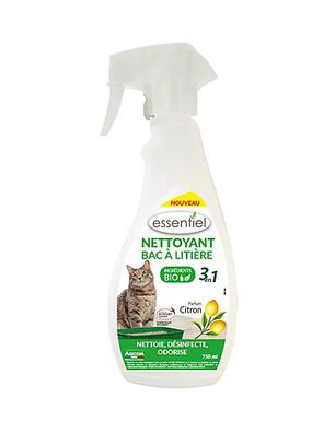 Essentiel - Spray Nettoyant Bac à Litière pour Chat - 750ml