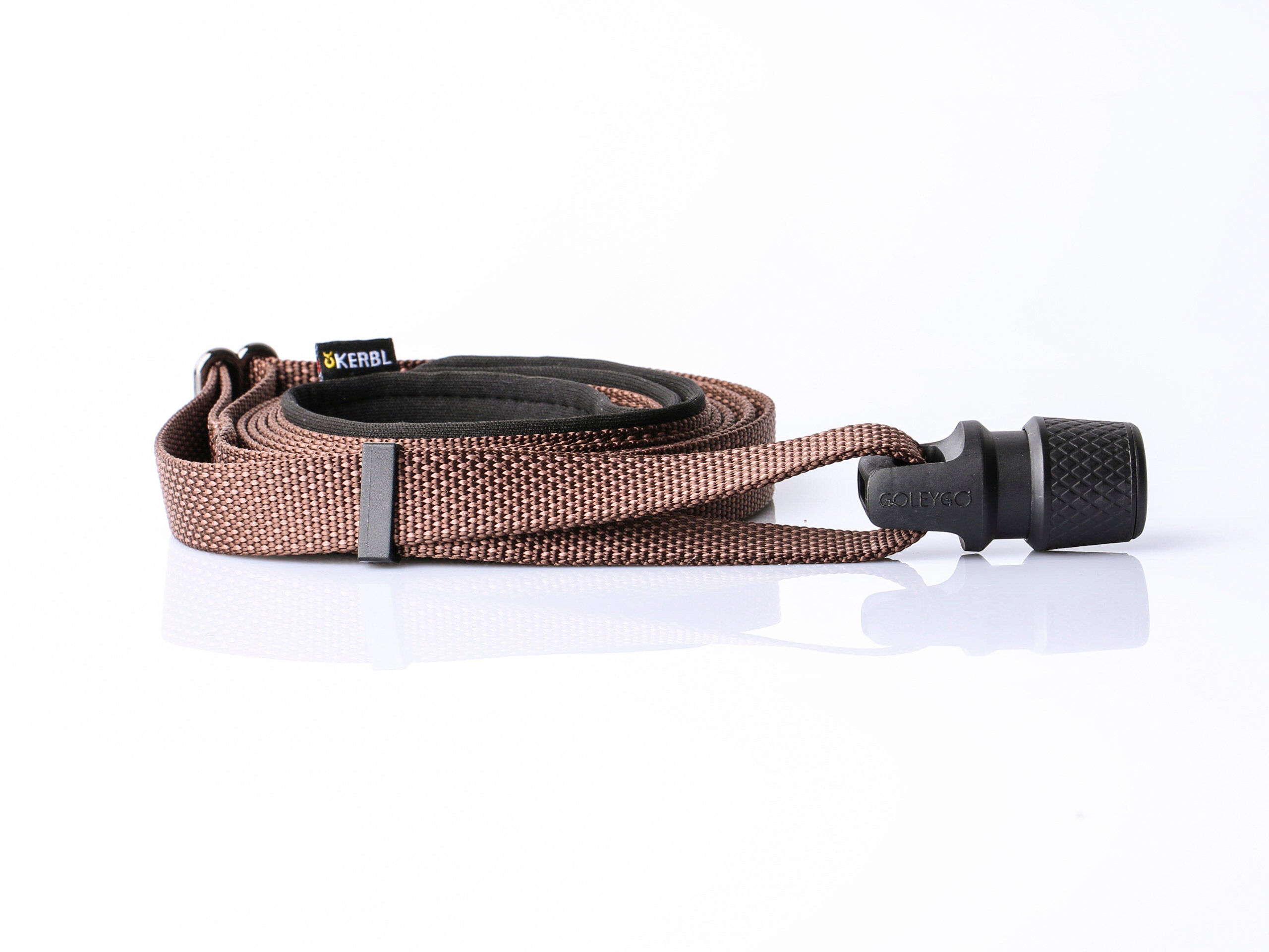 Goleygo - Laisse Plate  R&eacute;glable Marron pour Chien - M Image num&eacute;ro 1
