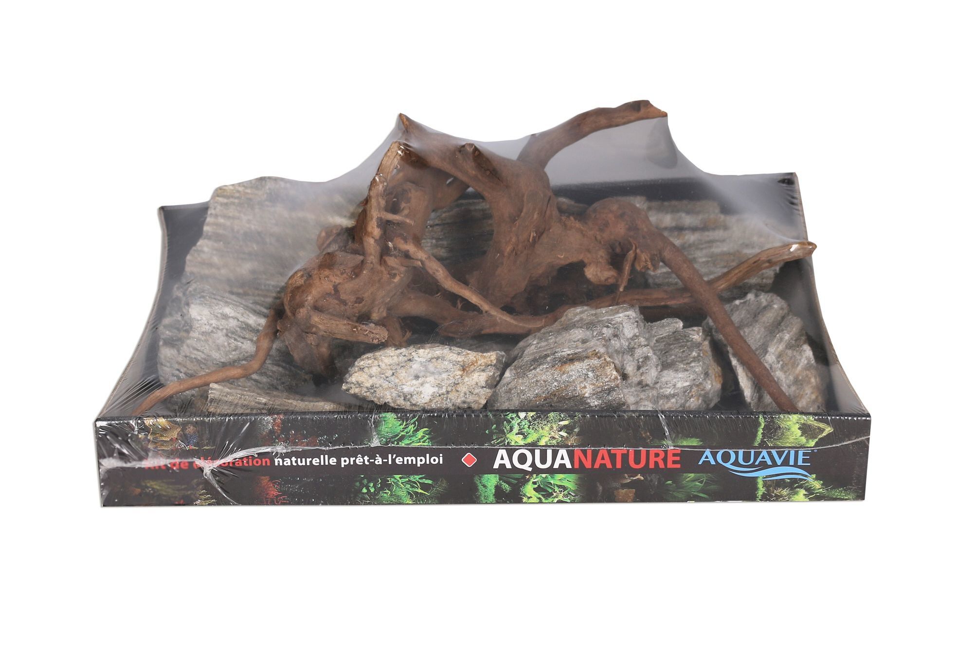 Aquavie - D&eacute;coration Vigne et Pierre Gris pour Aquarium Image num&eacute;ro 2