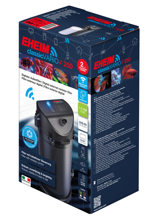 Eheim - Filtre Extérieur ClassicVARIO+e 250 Intelligent Image numéro 6 Eheim - Filtre Extérieur ClassicVARIO+e 250 Intelligent Image numéro 6