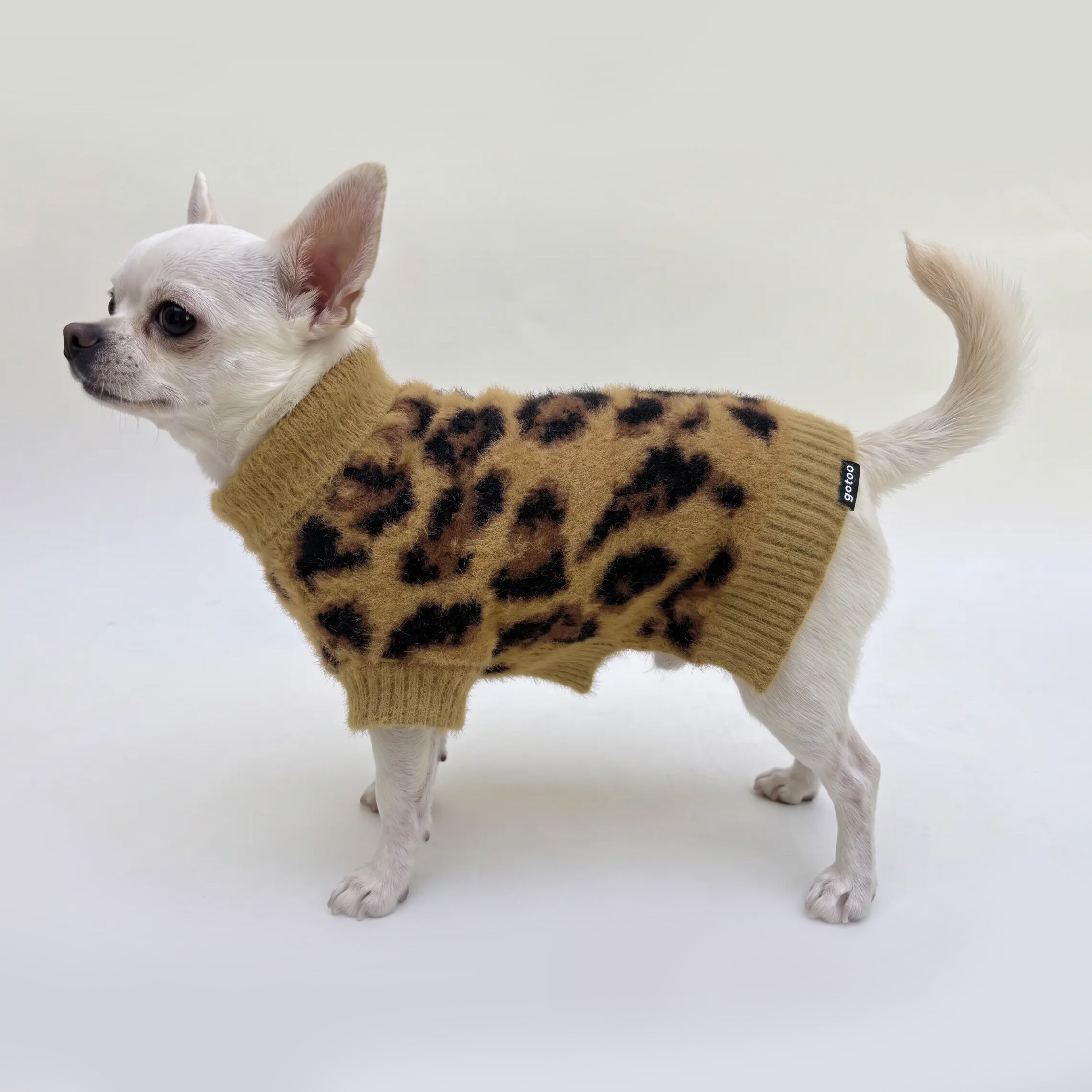 Gotoo - Pull Motif L&eacute;opard pour Chiens - 20cm Image num&eacute;ro 5