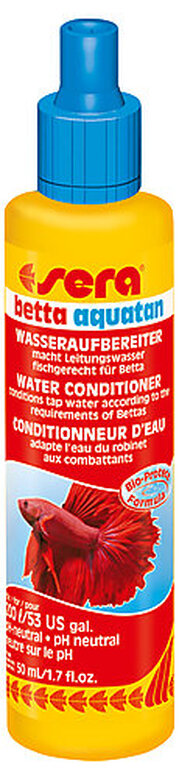 Sera - Conditionneur d'Eau Betta Aquatan pour Combattants - 50ml image number null