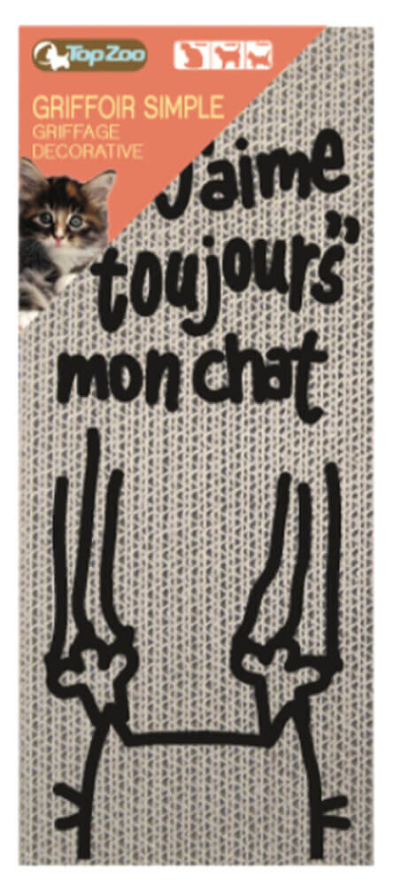 Topzoo - Griffoir J'aime Toujours Mon Chat Image num&eacute;ro 1