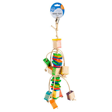 Duvoplus - Jouet Groovy Cluster en Bois avec Corde en Papier