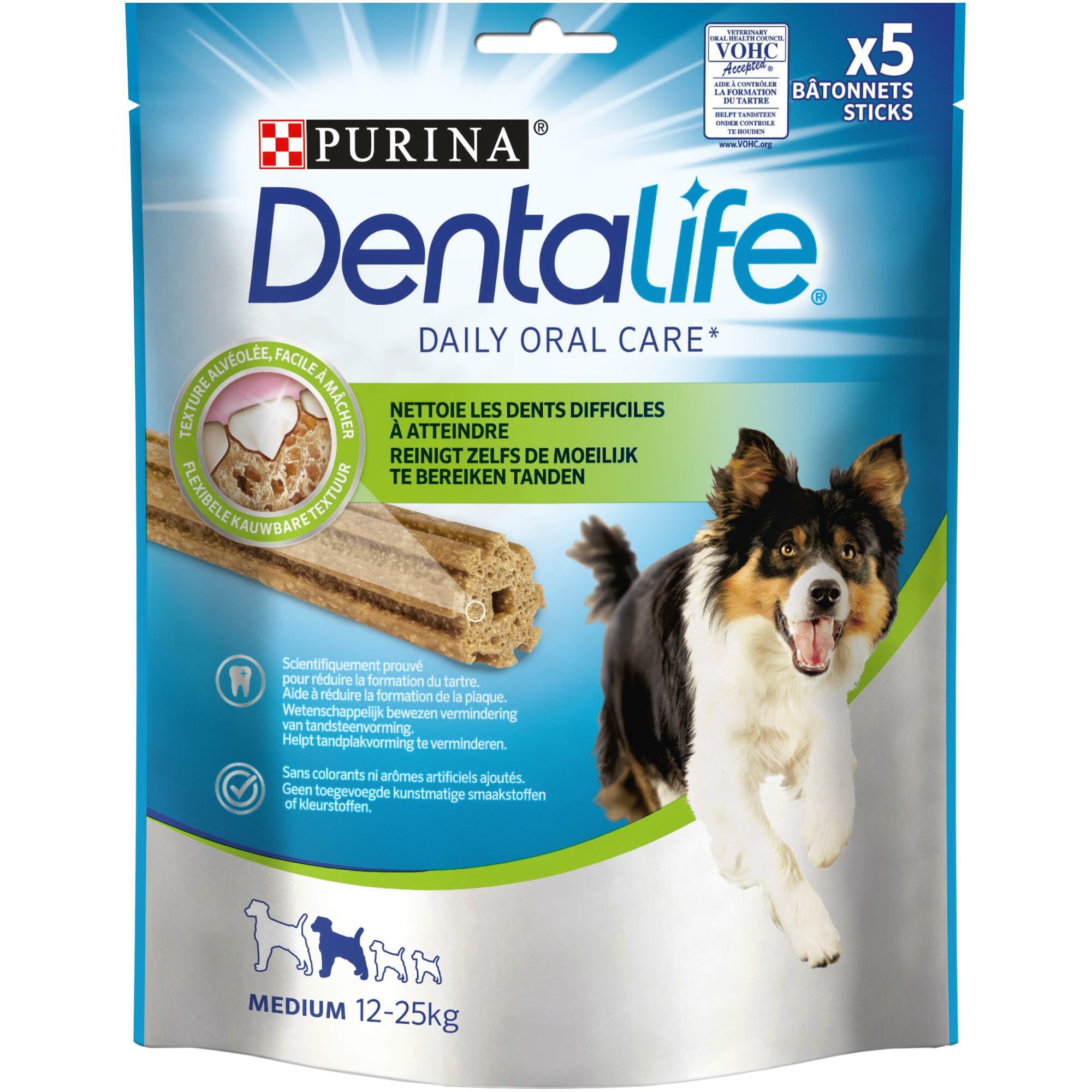 Dentalife - B&acirc;tonnets &agrave; M&acirc;cher Medium pour Chien - 115g Image num&eacute;ro 1