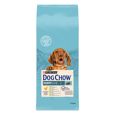 Dog Chow - Croquettes Puppy au Poulet pour Chiot - 14Kg