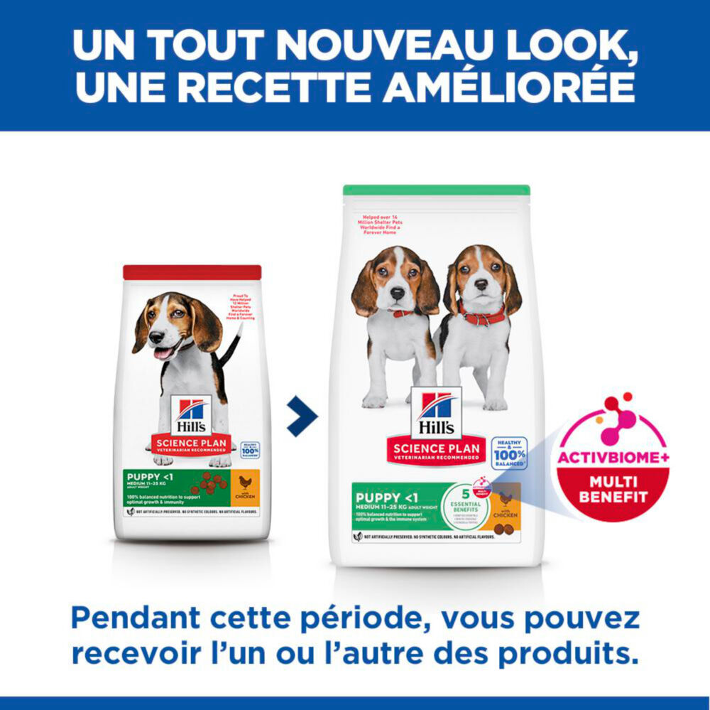 Hill's Science Plan - Puppy Croquettes Pour Chiot Au Poulet  -  2,5kg Image num&eacute;ro 5
