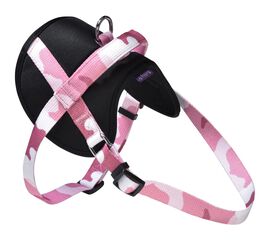 Bobby - Harnais Pap Arlequin en Nylon Noir pour Chien