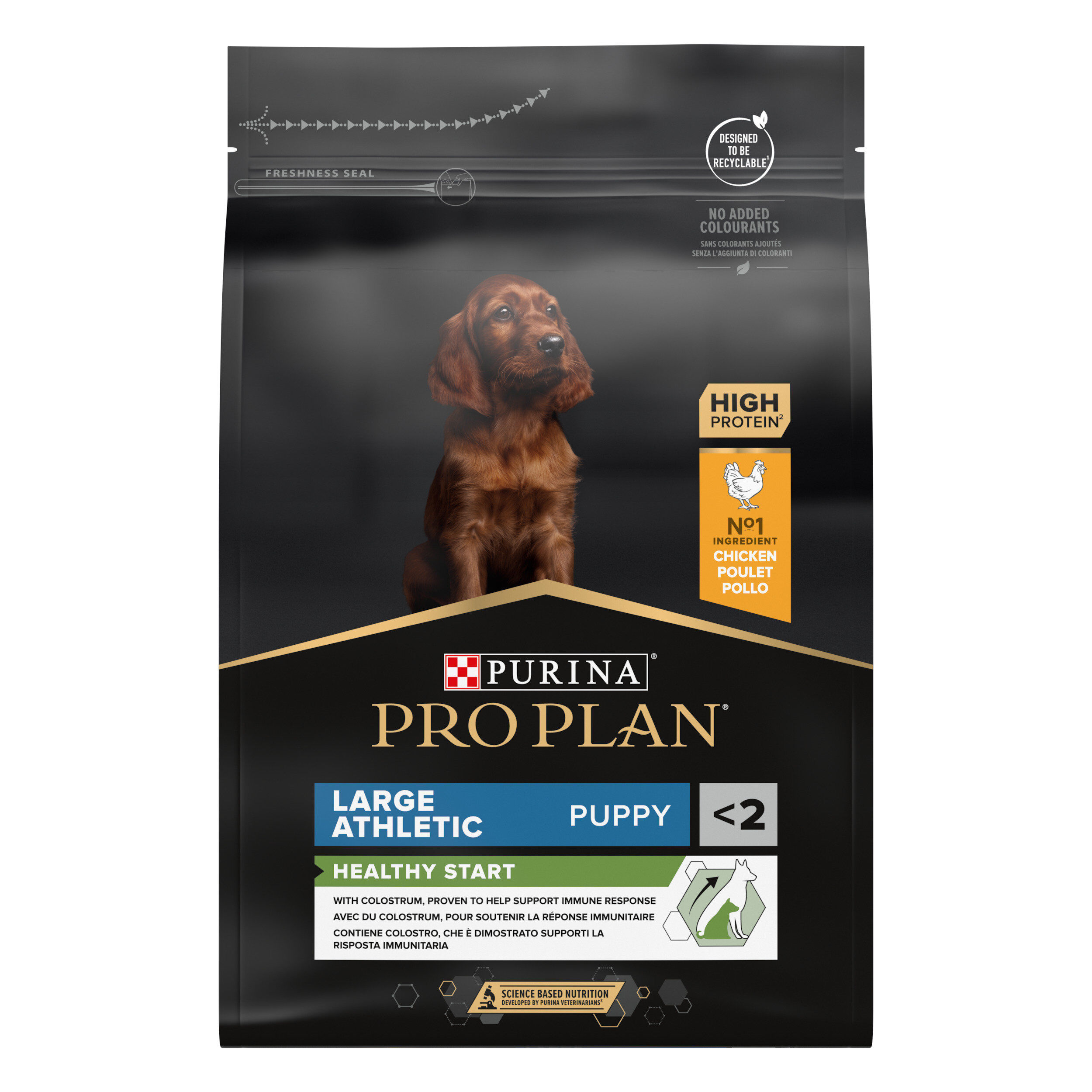 Pro Plan - Croquettes Healthy Start Large Athletic Poulet pour Chiot - 3Kg Image num&eacute;ro 1