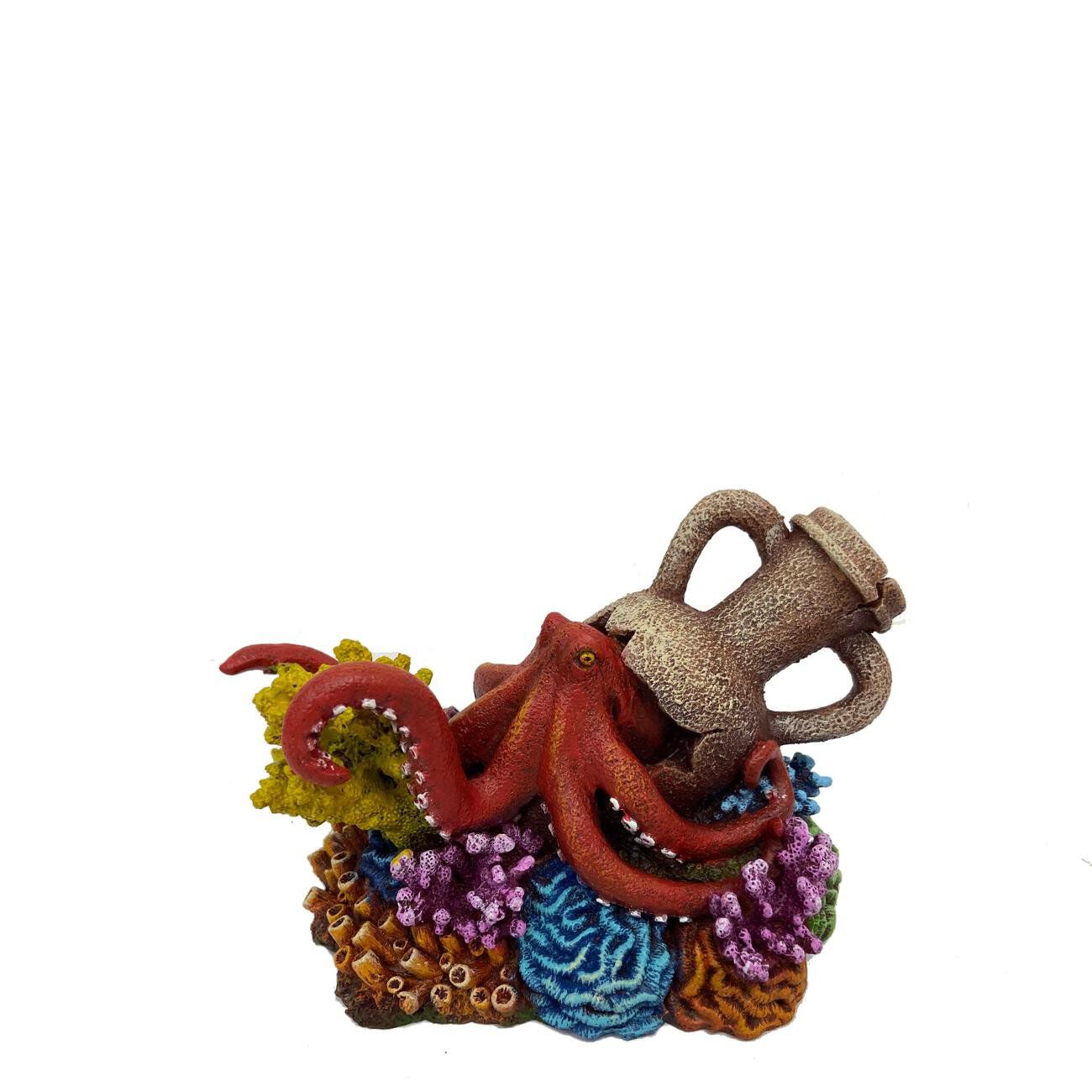 Aquadella - D&eacute;coration AMPHORA CORAL 3 pour Aquarium - 15,5x10,5x9,9cm Image num&eacute;ro 1