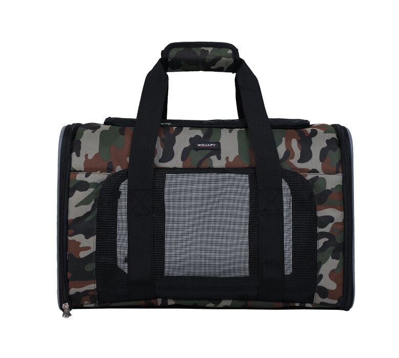 Wouapy - Sac de Transport Détente Camouflage pour Chien - 45x25x28cm Image numéro 1 Wouapy - Sac de Transport Détente Camouflage pour Chien - 45x25x28cm Image numéro 1