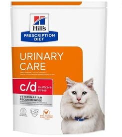 Hill's - Croquettes Prescription Diet Urinary Care c/d au Poulet pour Chats - 3Kg