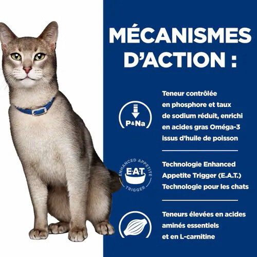 Hill's - Croquettes Prescription Diet K/D Kidney Care au Poulet pour Chats - 3Kg Image num&eacute;ro 5