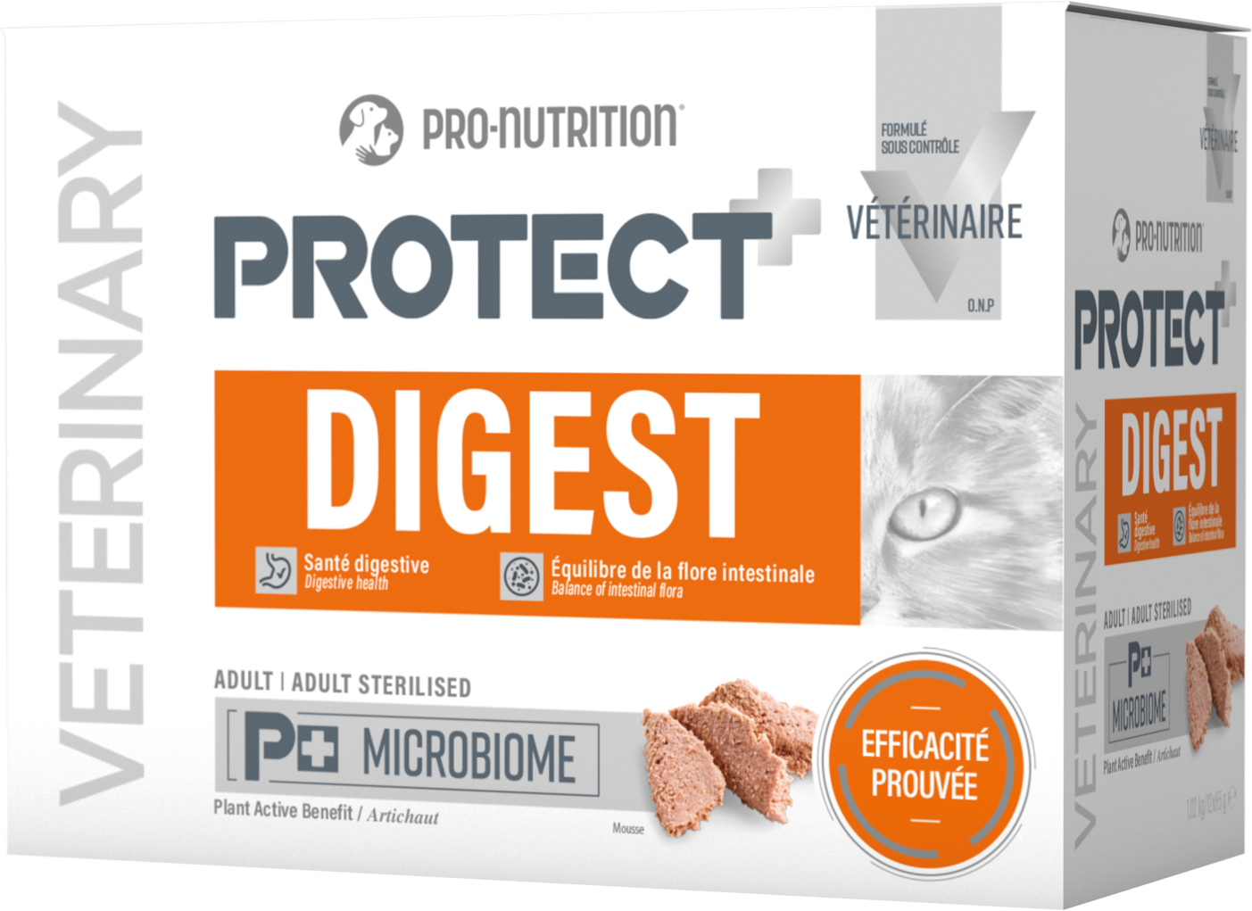 Pro-Nutrition - P&acirc;t&eacute;e en Mousse Protect Digest pour Chats - 12x85g Image num&eacute;ro 1
