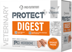 Pro-Nutrition - P&acirc;t&eacute;e en Mousse Protect Digest pour Chats - 12x85g