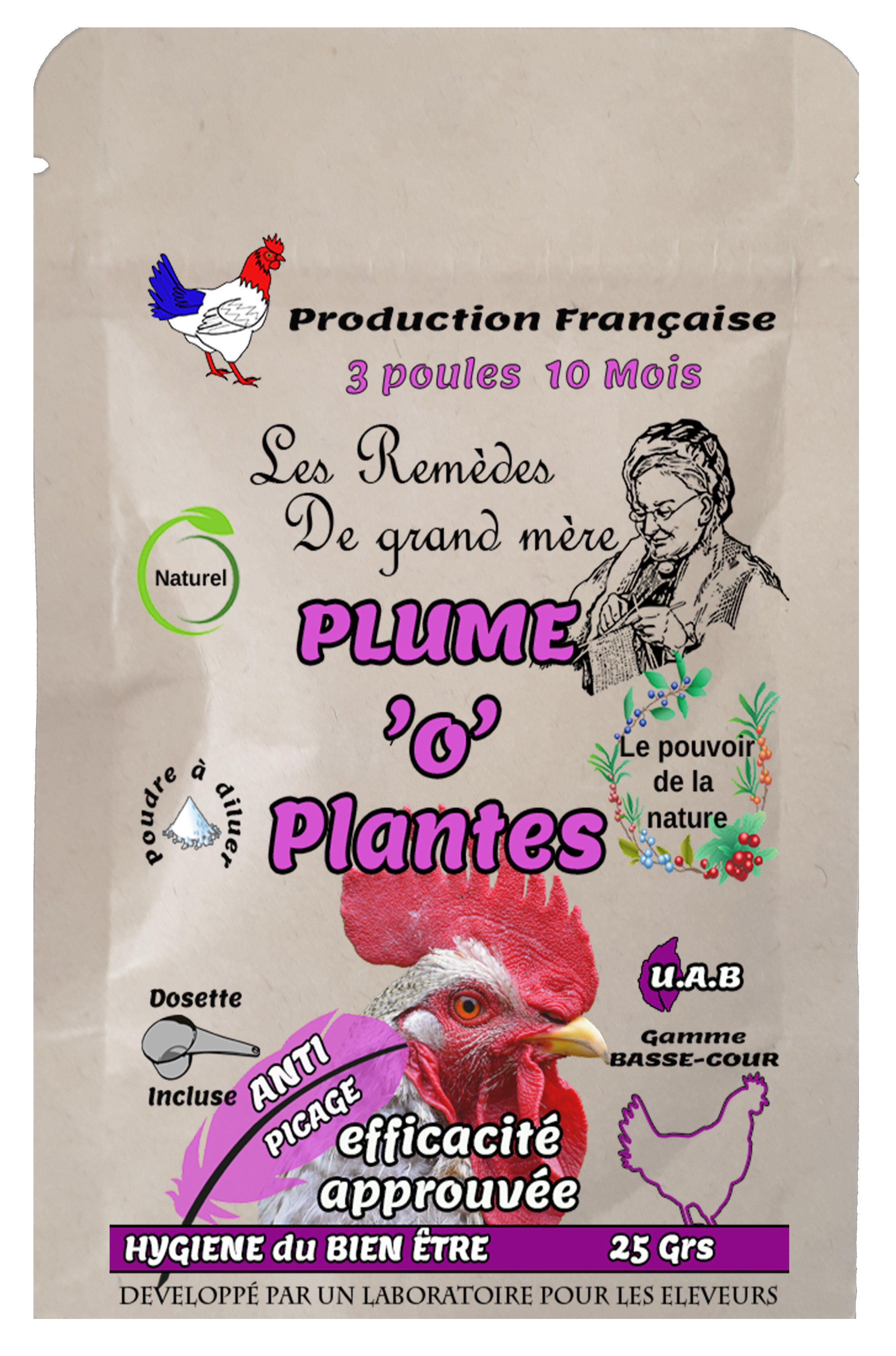 Animalgeo - PLUM'O'PLANTES -SACHET-25 G Image num&eacute;ro 1