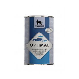 William's - Pâtée Optimal Saumon/Hareng Pour Chat - 375G