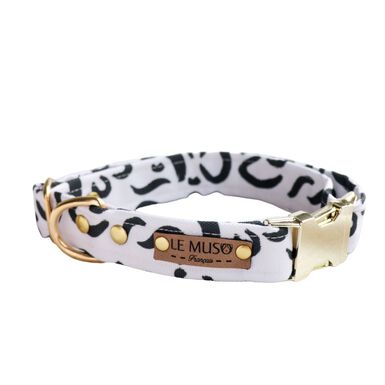 Le Muso - Collier Oslo Blanc et Noir pour Chiens