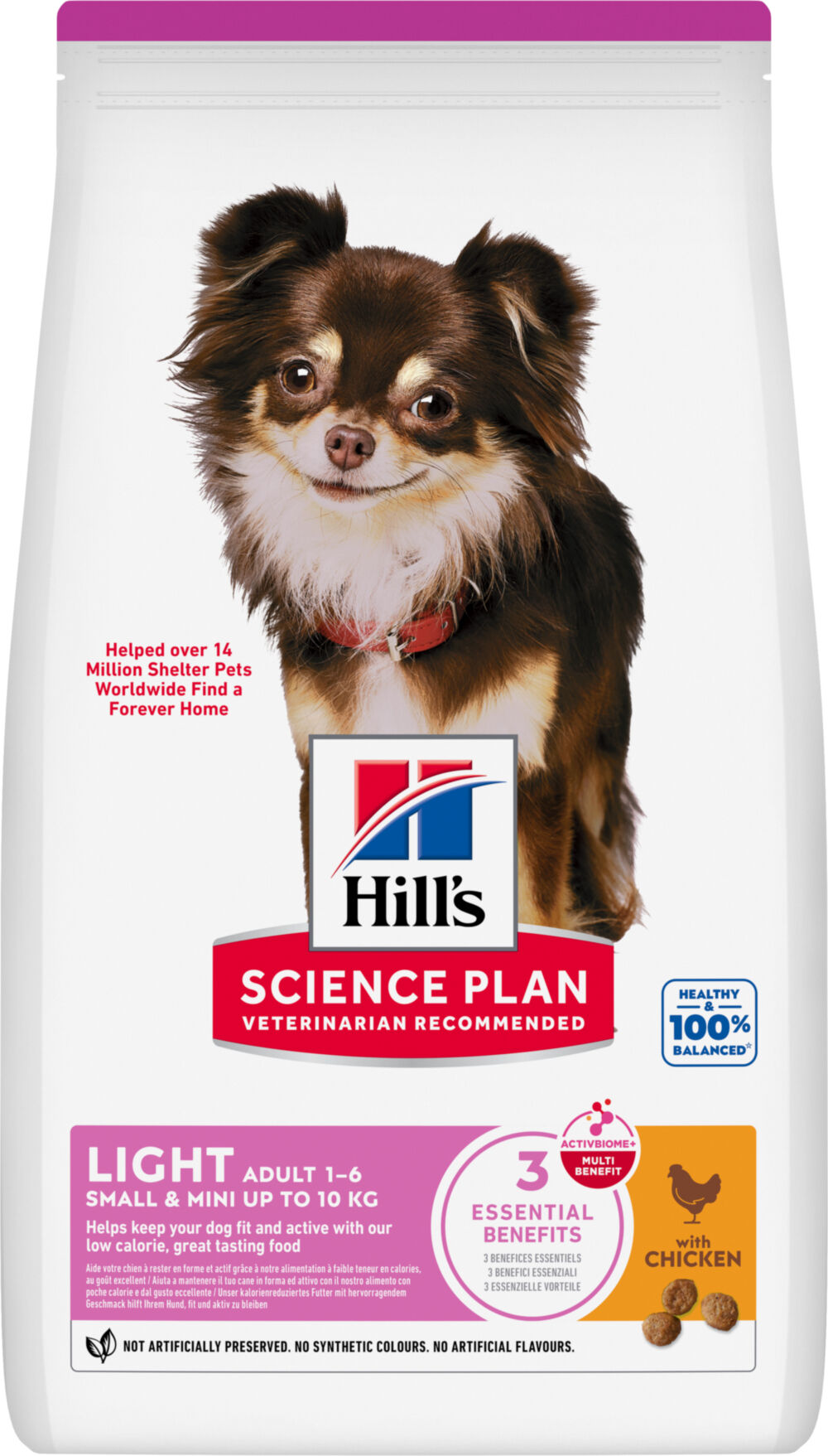 Hill's Science Plan - Croquettes Adult Light Small & Mini Pour Petit Chien Au Poulet  -  1,5kg Image num&eacute;ro 3