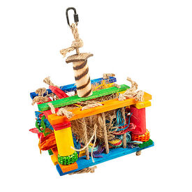 Duvoplus - Boîte à Jeu en bois avec Sisal Coco