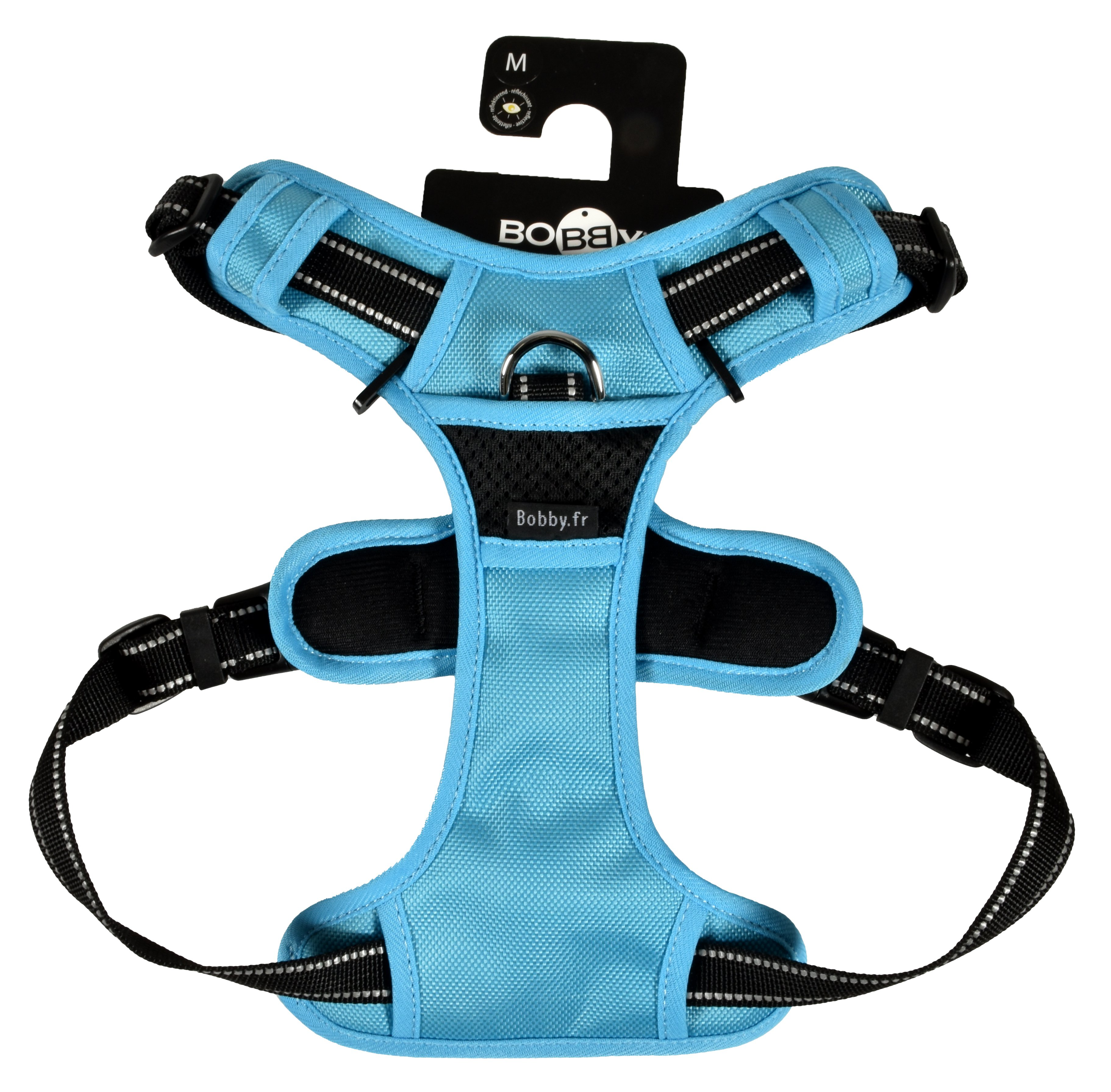 Bobby - Harnais Rando Walk Bleu pour Chiens - S Image num&eacute;ro 1